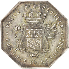 France, Token, Ministry of Commerce, Ville d'Abbeville, AU(55-58), Silver