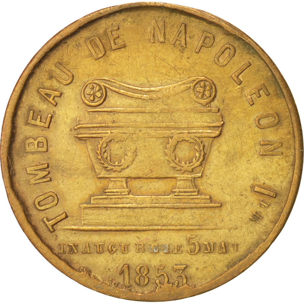 France, Token, Second Empire, Napoléon's 1st tombstone inauguration, 1853