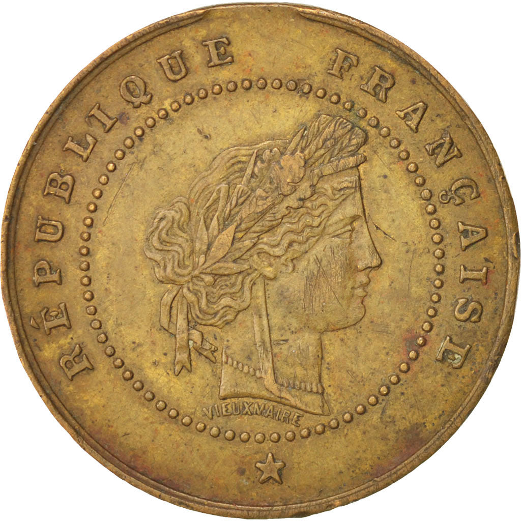 France, Jeton, Honneur à l'adresse et à la force, French Third Republic, TTB+