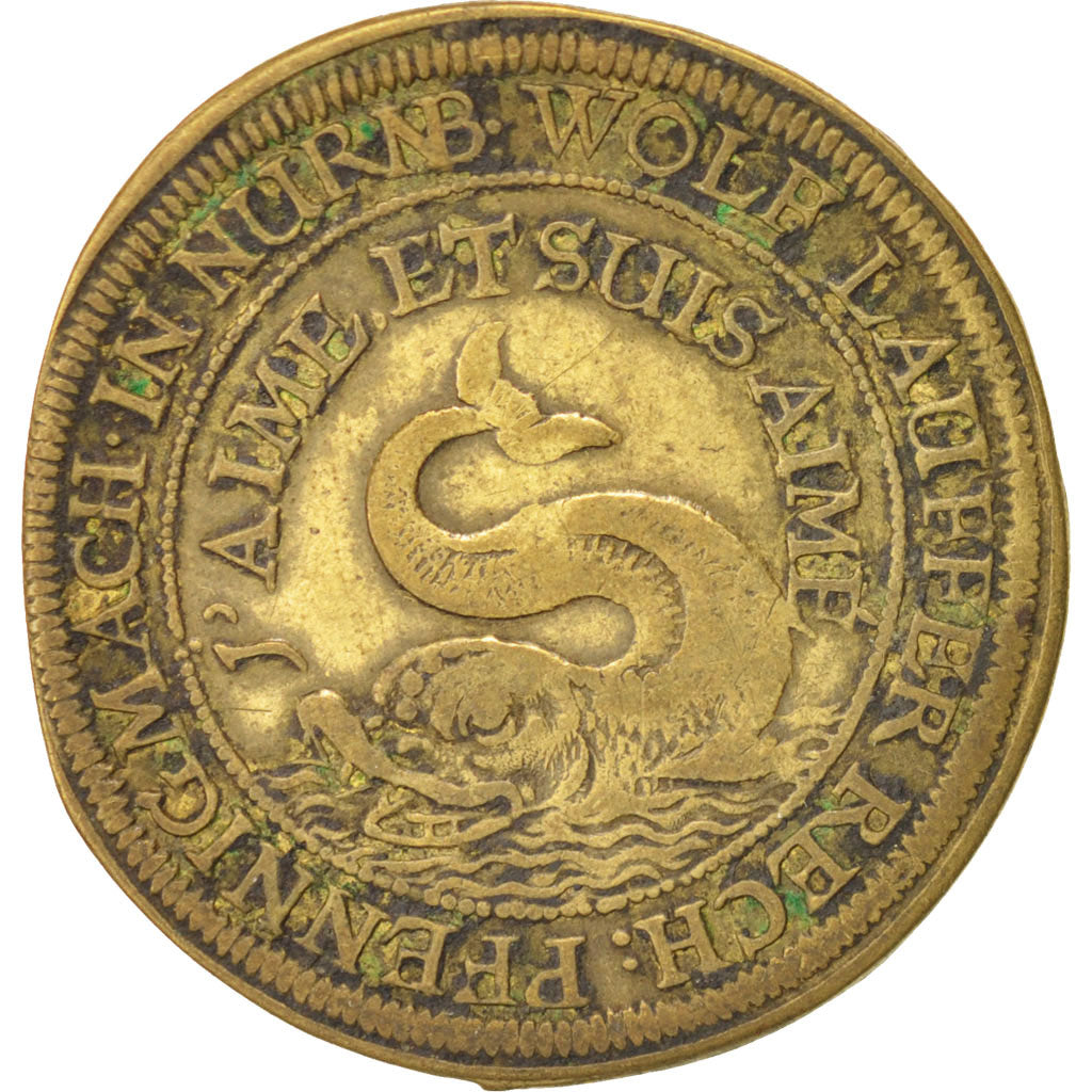 France, Royal, Dauphin, Token, AU(50-53), Brass, 27