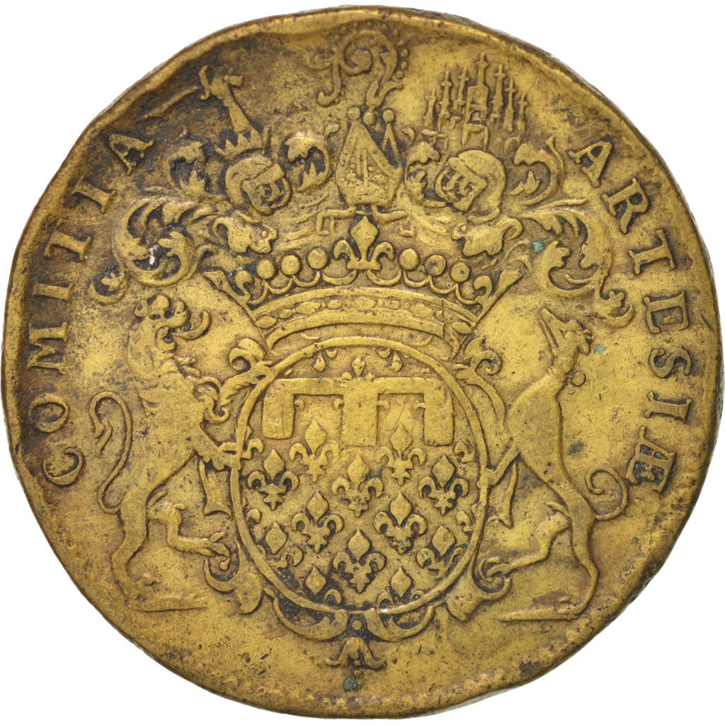 Frankreich, Royal, États d'Artois, Louis XV, Token, F(12-15), Brass, 31