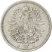 GERMANY - EMPIRE, 20 Pfennig, 1874, Berlin, KM #5, EF(40-45), Silver, 1.07