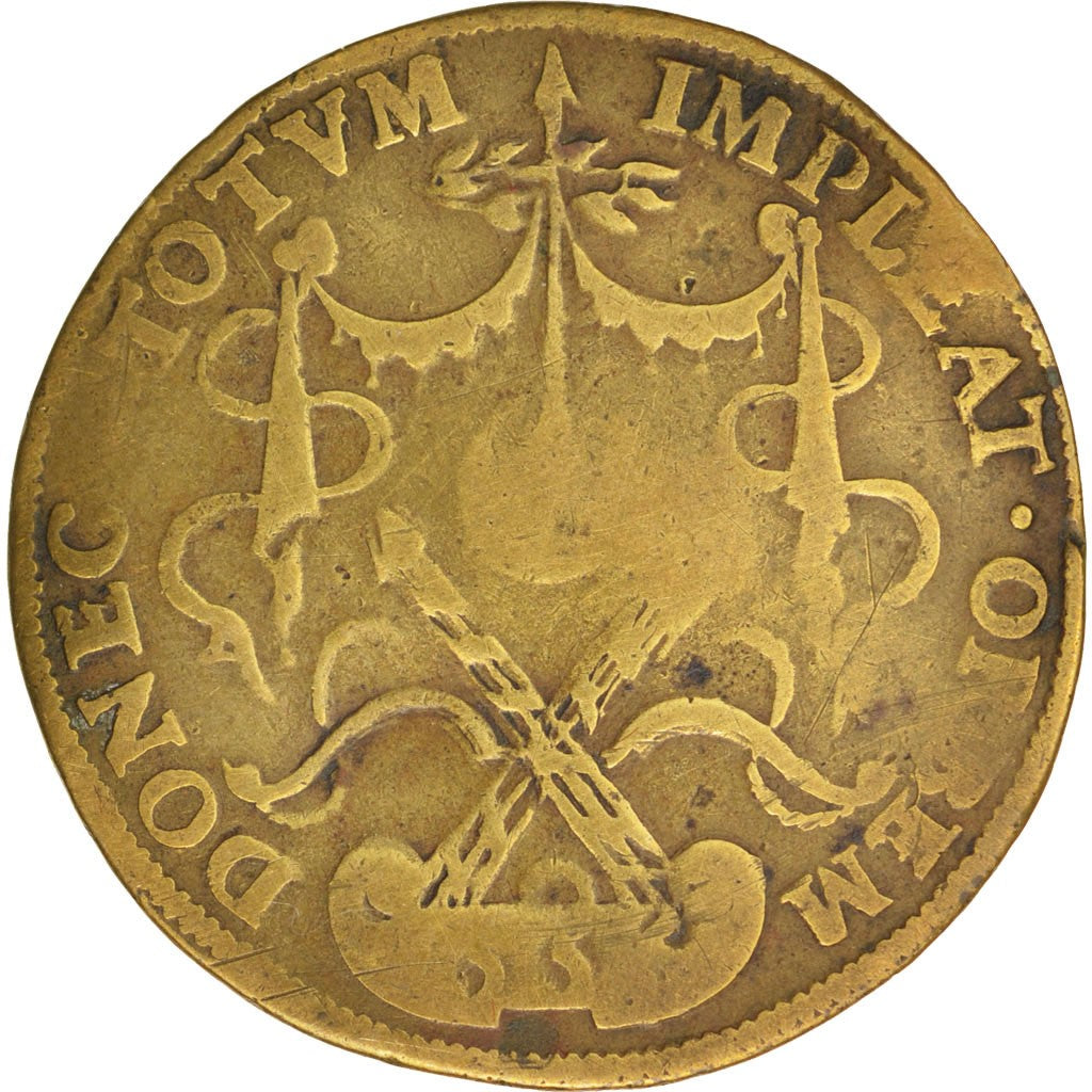 France, Token, Royal, Henri II, EF(40-45), Brass