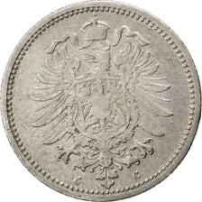 GERMANY - EMPIRE, 20 Pfennig, 1874, Frankfurt, KM #5, EF(40-45), Silver, 0.95