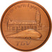 France, Medal, Gare de Paris-Lyon, TGV, Railway, C. Gondard, AU(55-58), Copper