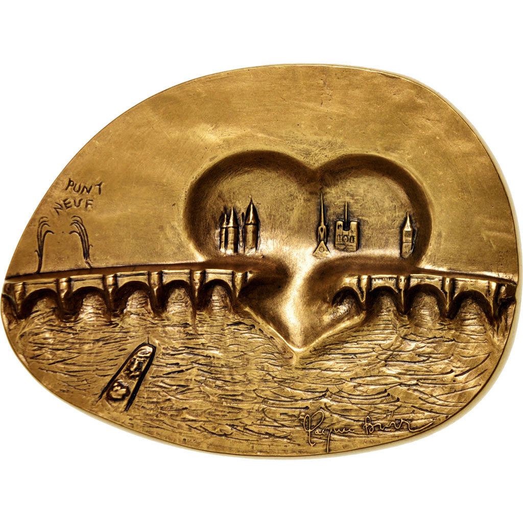 Francia, Medal, Au coeur de Paris, Arts & Culture, Jacques Birr, SPL, Bronzo