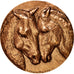 Frankrijk, Medal, Horse, Fauna, 1975, Luzanowsky, UNC-, Bronze