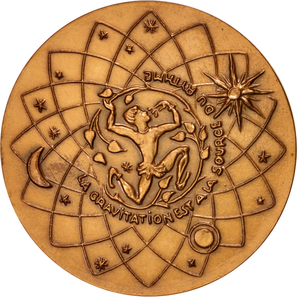 Francia, Medal, La gravitation est à la source du rythme, Arts & Culture, 1983