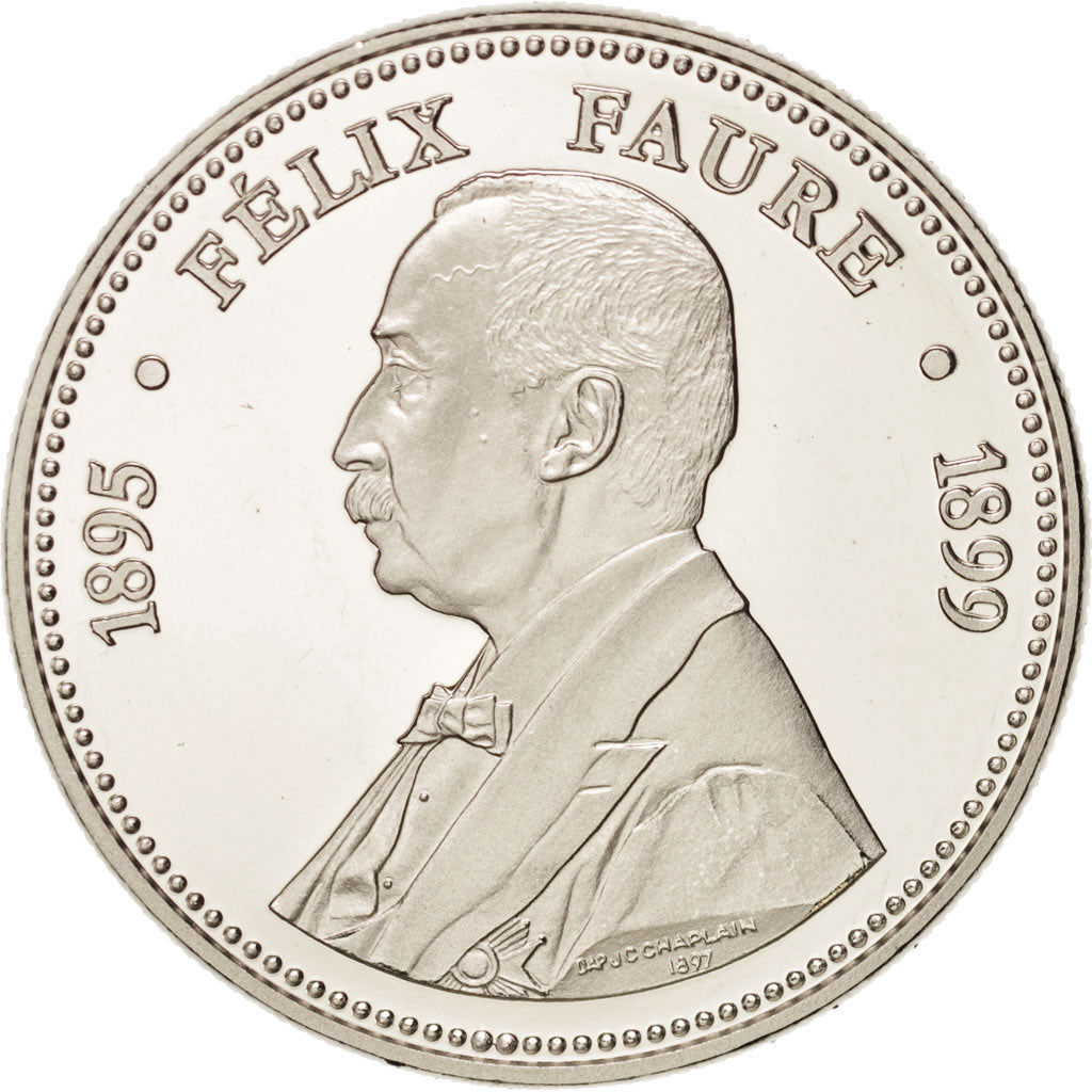 France, Medal, Les Présidents de la République, Félix Faure, History, MS(63)