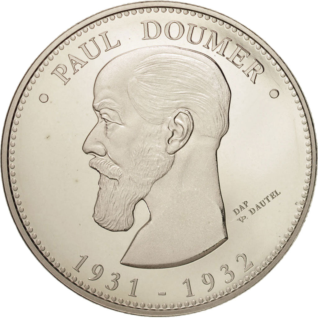 France, Medal, Les Présidents de la République, Paul Doumer, History, MS(63)