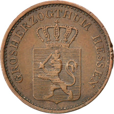 Coin, German States, HESSE-DARMSTADT, Ludwig III, Pfennig, 1870, EF(40-45)