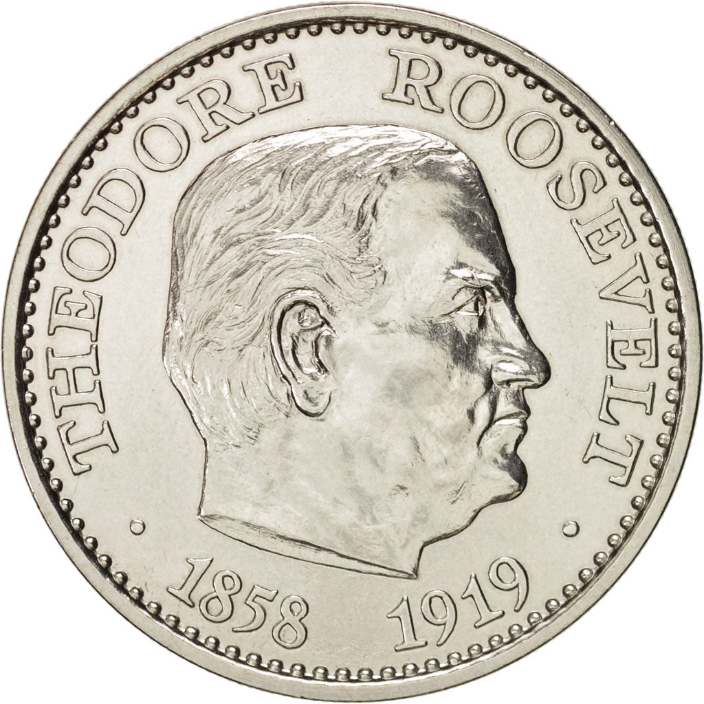 France, Medal, Les grands destins du XXeme siècle, Théodore Roosevelt