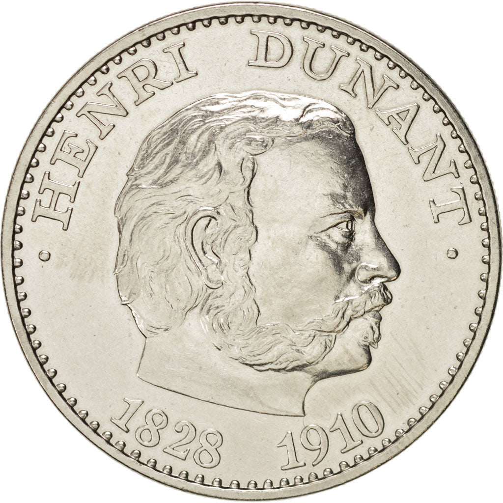 Francia, Medal, Les grands destins du XXeme siècle, Henri Dunant, History, SPL