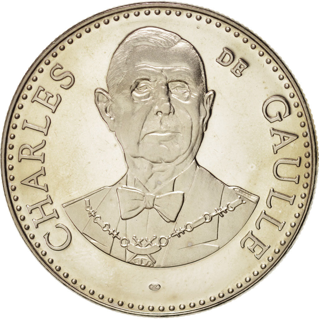 Francia, Medal, Ve République, Charles De Gaulle, History, SPL, Rame-nichel