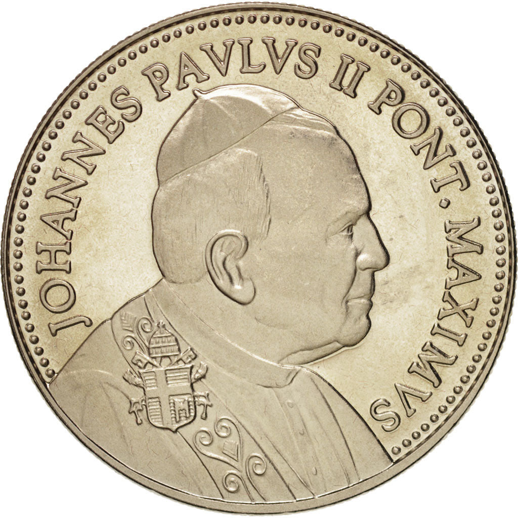 Francia, Medal, Vatican, Jean-Paul II, History, 2005, SPL, Rame-nichel