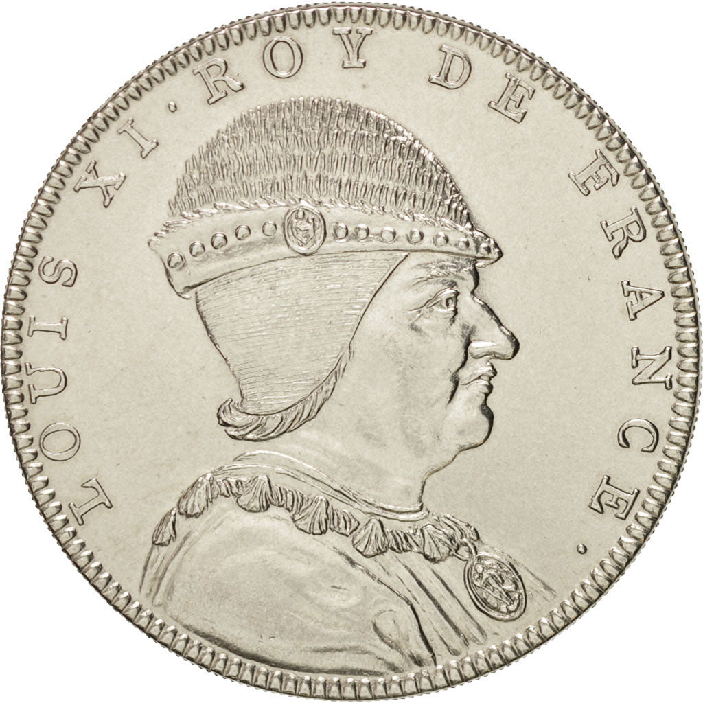 France, Medal, Les Rois de France, Louis XI, Louis XI, History, MS(63)