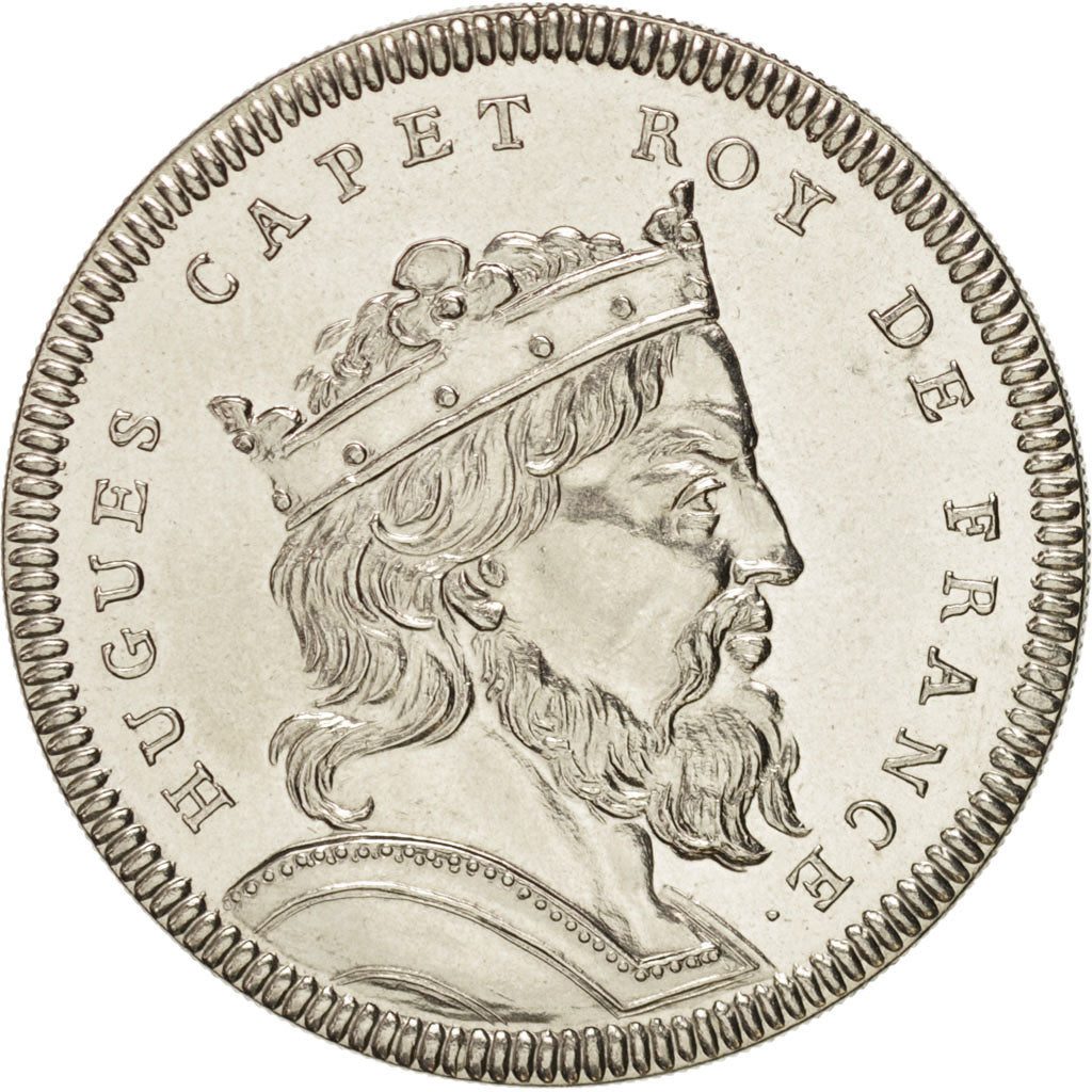 Francia, Medal, Les Rois de France, Hugues Capet, Hugues Capet, History, SPL