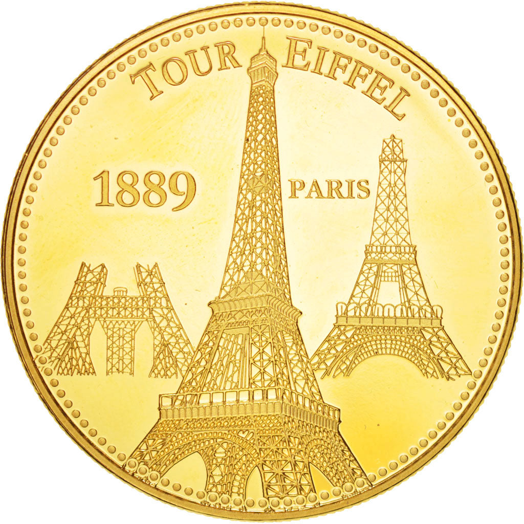 Francia, Medal, Les plus beaux trésors du patrimoine de France, Tour Eiffel