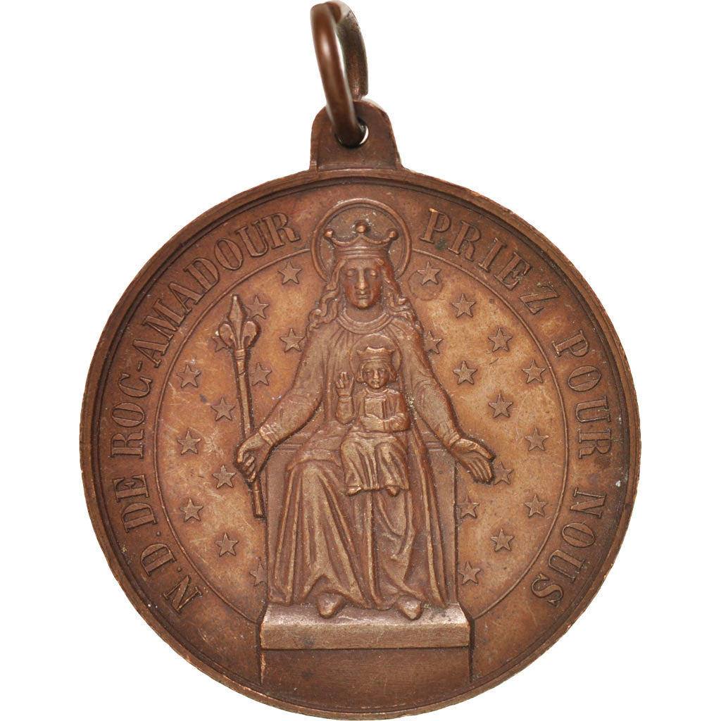 Francia, Medal, Pélerinage de Roc-amadour, Religions & beliefs, SPL-, Rame