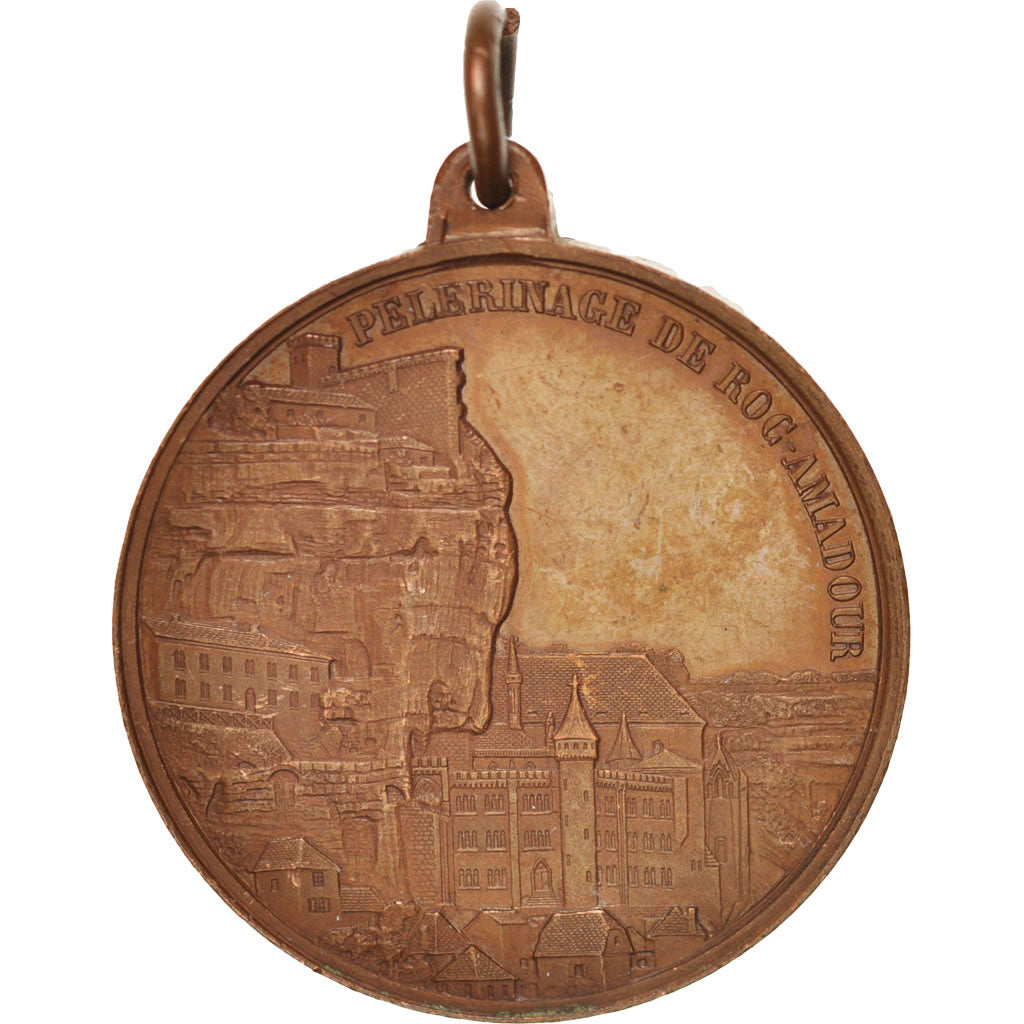 Francia, Medal, Pélerinage de Roc-amadour, Religions & beliefs, SPL-, Rame