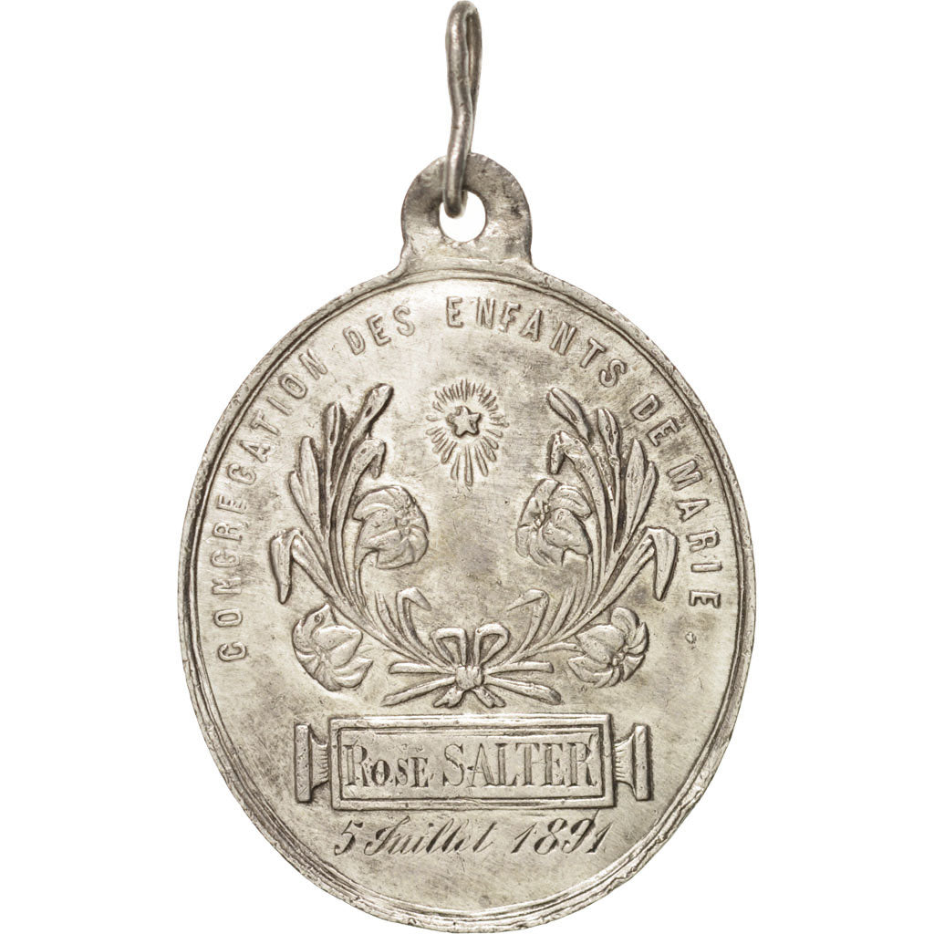 France, Medal, Congrégation des enfants de Marie, Religions & beliefs, TTB