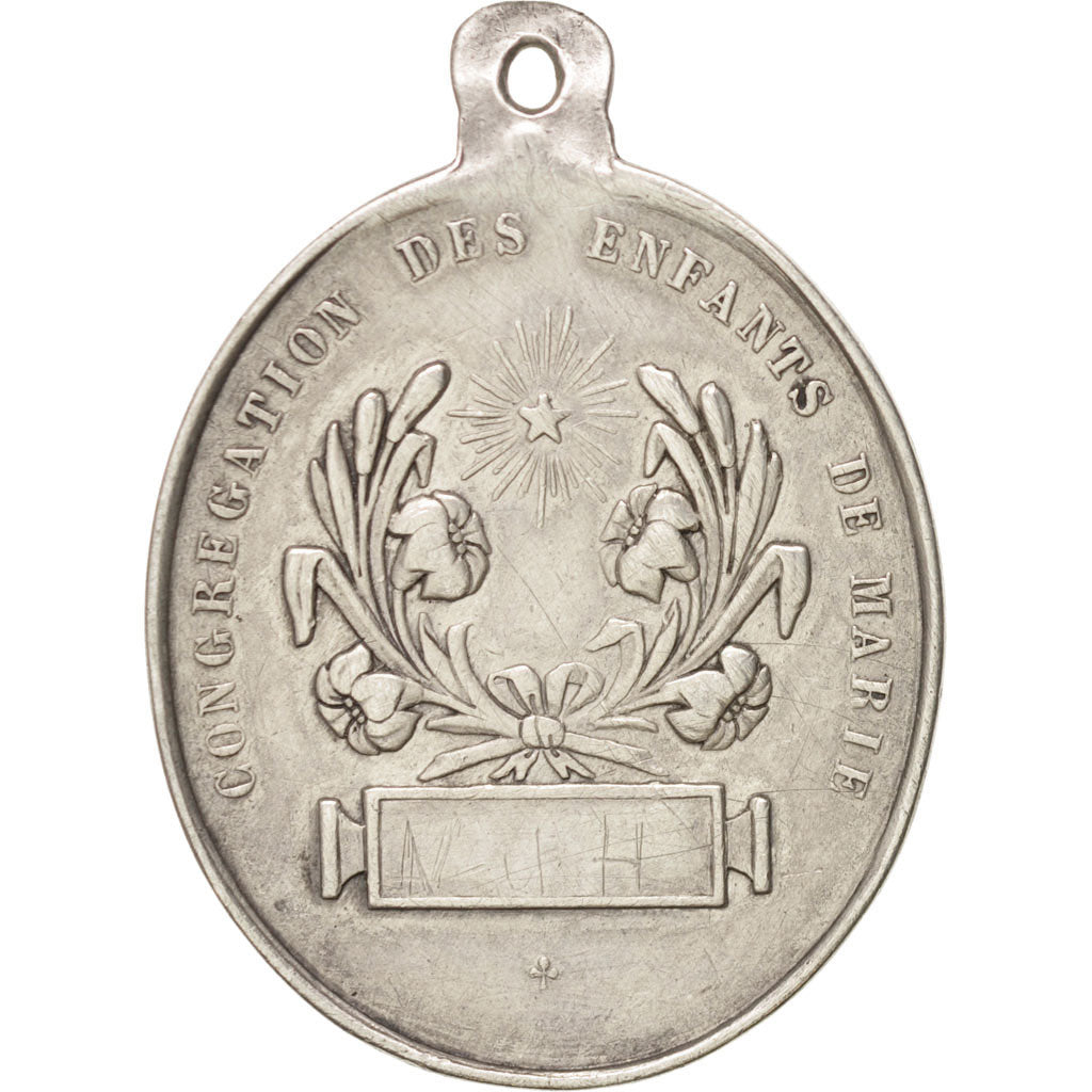 France, Medal, Congrégation des enfants de Marie, Religions & beliefs, TTB+