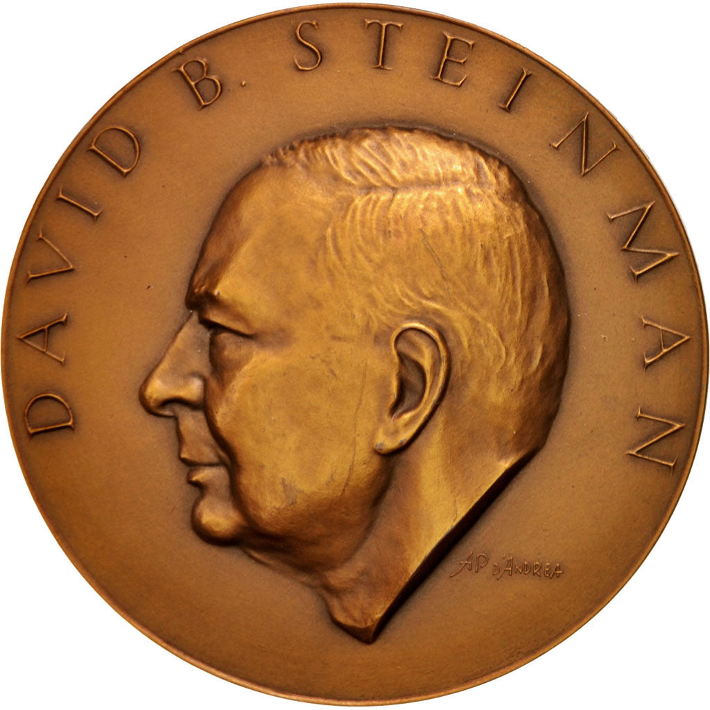 France, David B. Steinman, Arts & Culture, Medal, 1954, MS(63), D'Andréa