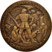 France, Bourgogne, History, Medal, , SUP, Bronze, 63