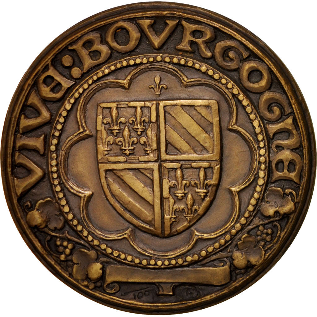 France, Bourgogne, History, Medal, , SUP, Bronze, 63