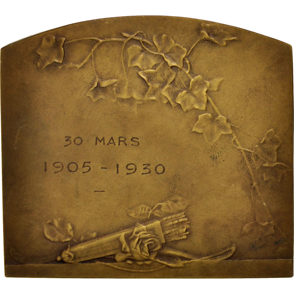 Frankrijk, Medal, Et amant memisisse, Politics, Society, War, 1930, Dropsy, ZF+