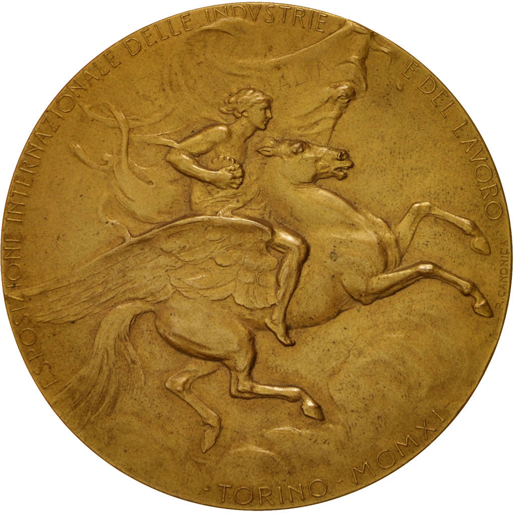 Italy, 1911 Turin International Exhibition, Sciences & Technologies, Medal