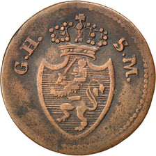 GERMAN STATES, Pfennig, 1819, KM #280, EF(40-45), Copper, 1.17