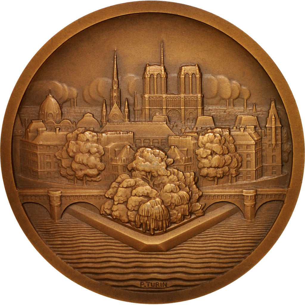 Francia, Medal, Foire de Paris de 1950, Arts & Culture, 1950, Turin, SPL-