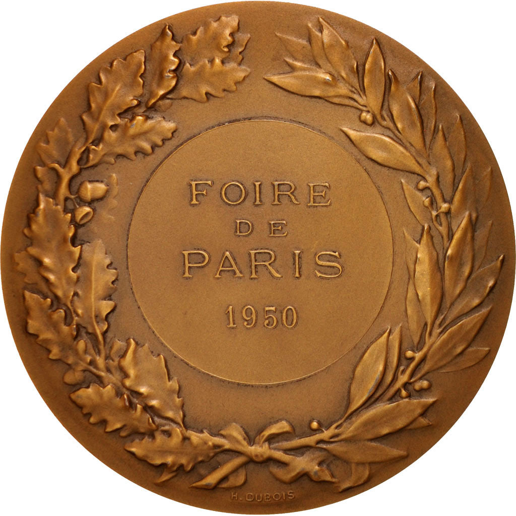 Francia, Medal, Foire de Paris de 1950, Arts & Culture, 1950, Turin, SPL-