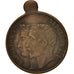 France, Napoléon III, Visite à Lille, History, Medal, 1853, AU(55-58), Copper