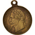 Francia, Medal, Napoléon III, Réunion de Lille à la France, History, 1867
