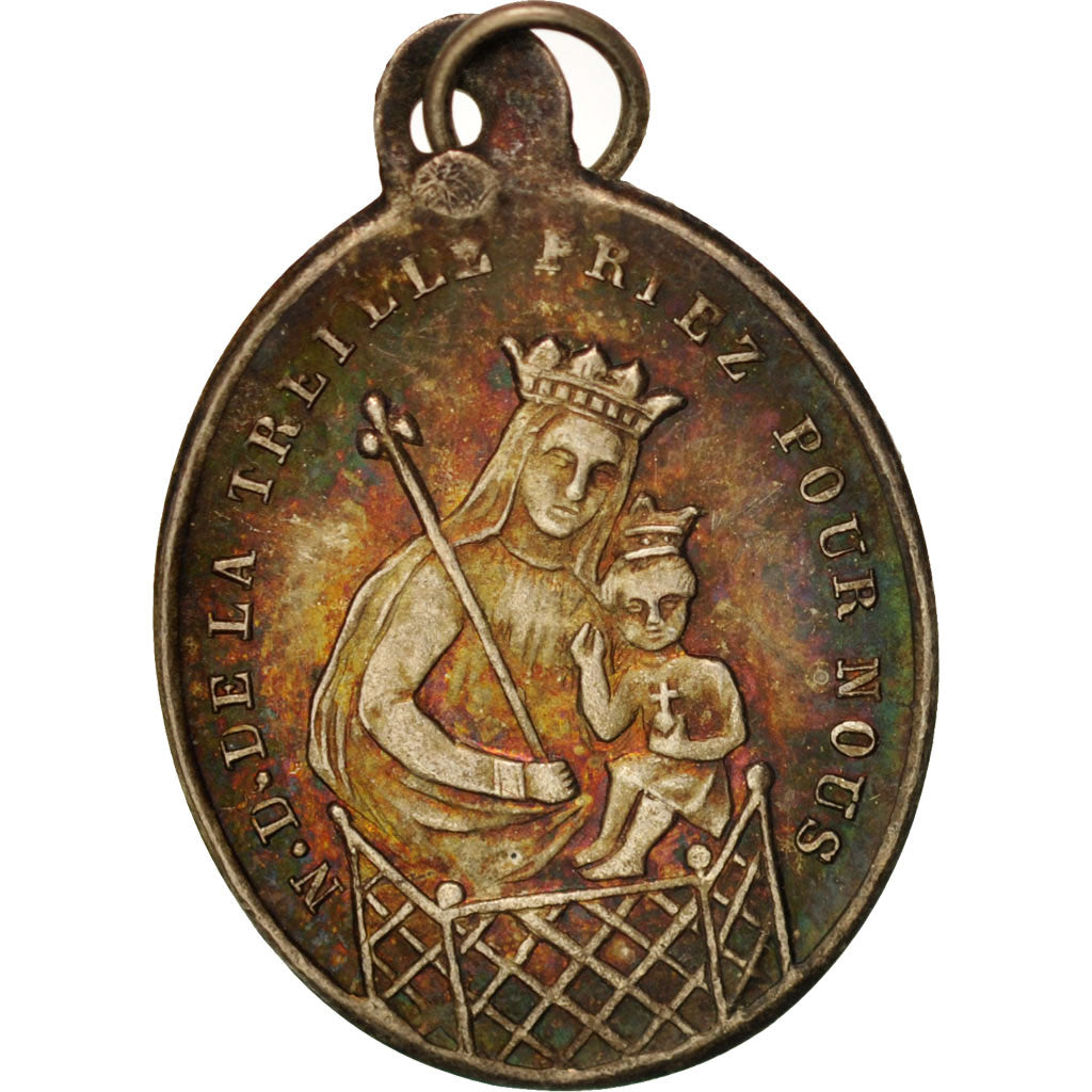 France, Medal, Notre-Dame de la Treille, Lille, Religions & beliefs, 1874