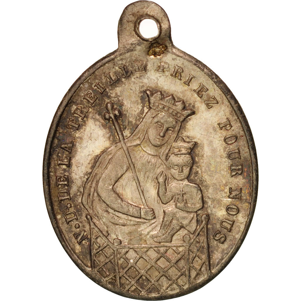 France, Notre-Dame de la Treille, Lille, Religions & beliefs, Medal, 1874