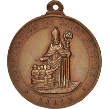 Francia, Medal, Ville de Lille, Corporation de Saint Nicolas, Religions & bel...