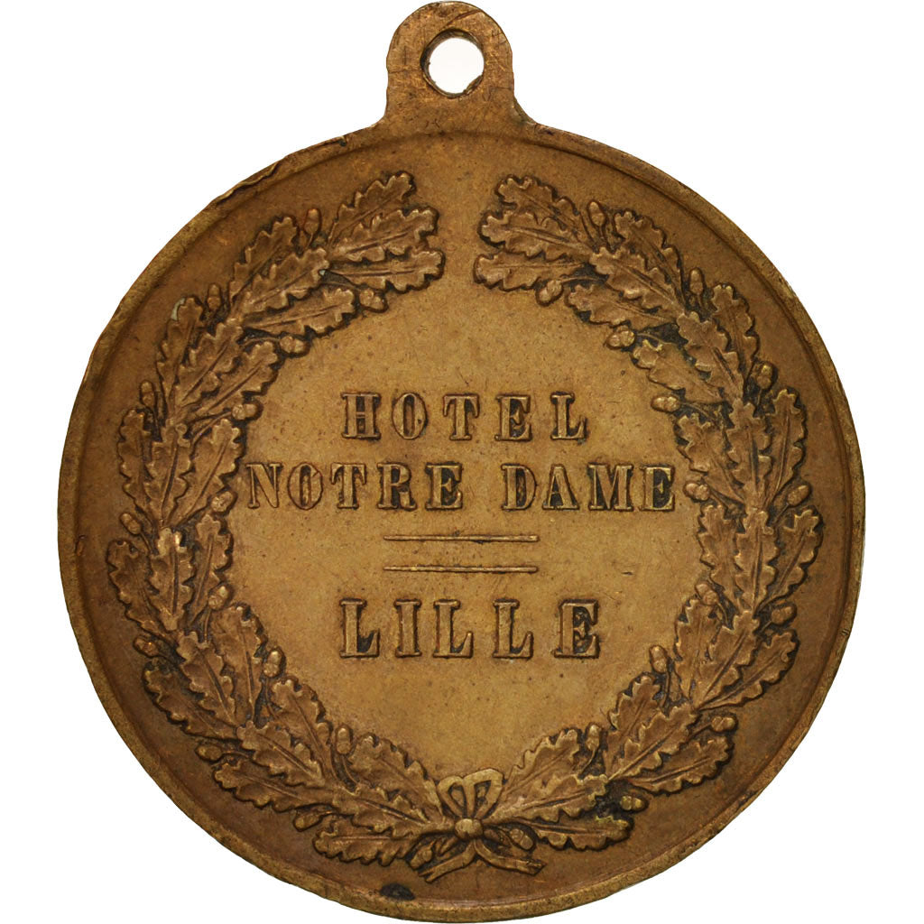 Francia, Medal, Ville de Lille, Oeuvre de la jeunesse, Religions & beliefs, BB+