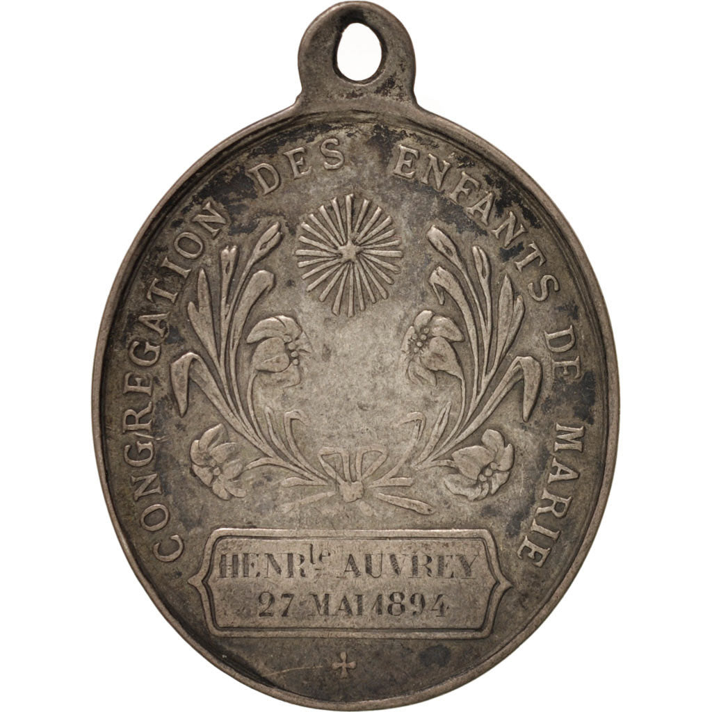 France, Congrégation des enfants de Marie, Religions & beliefs, Medal, 1894