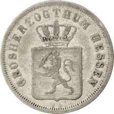 GERMAN STATES, 6 Kreuzer, 1848, KM #326, VF(20-25), Silver, 2.57