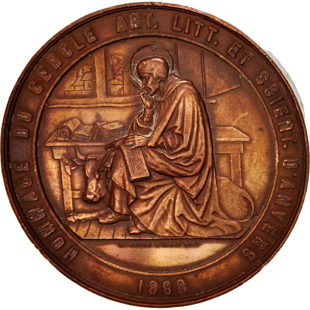 Belgia, Medal, Hommage du cercle artistique, littérair et scientifique