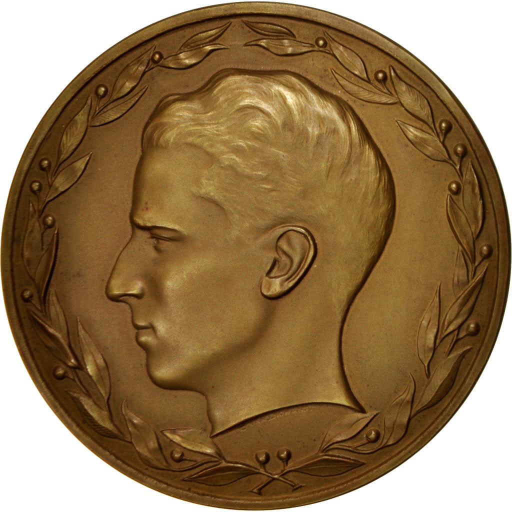 Belgium, Medal, Belgique, Baudouin I, History, 1955, AU(50-53), Bronze