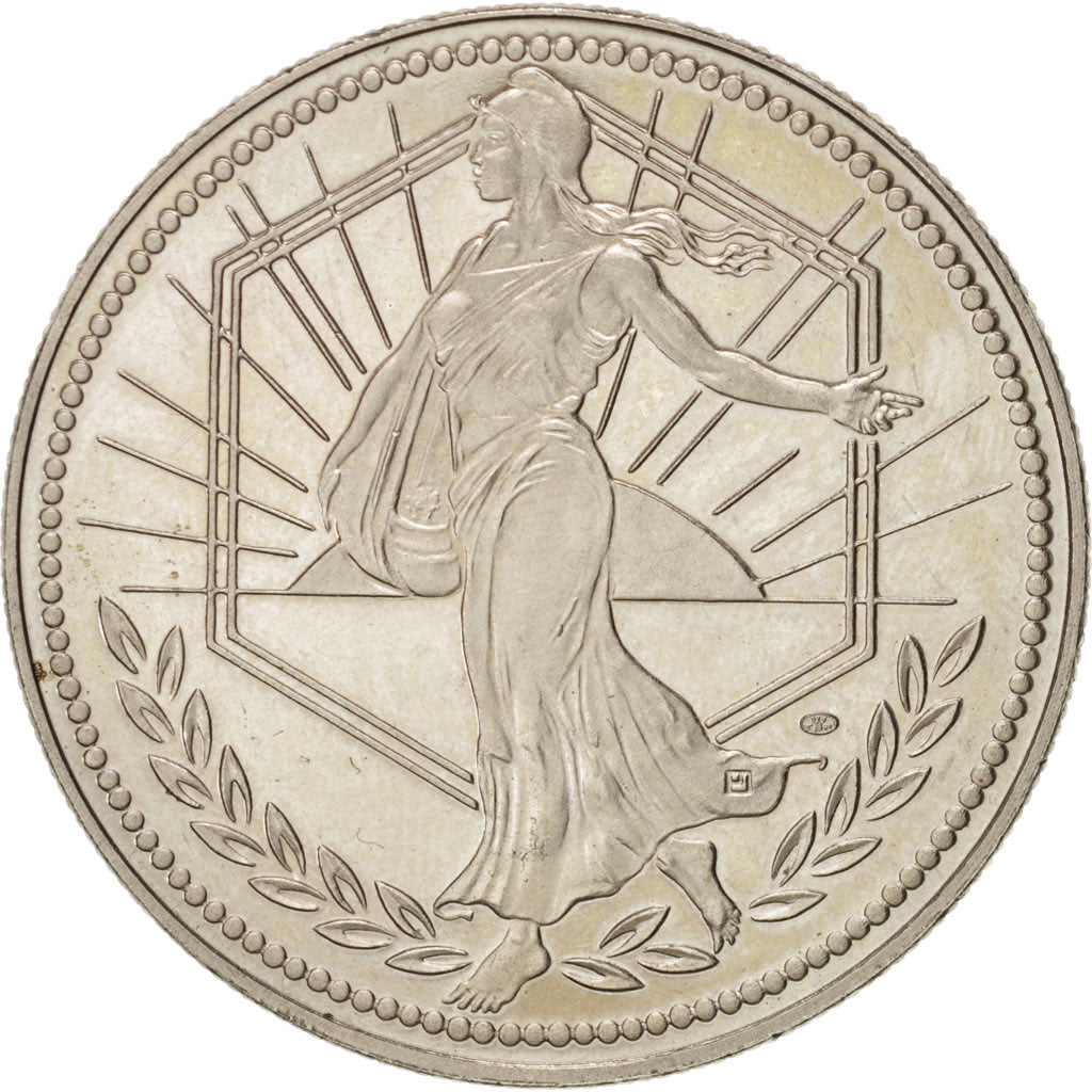 Francia, Medal, Naissance de l'euro fiduciaire, 2001, History, 2001, SPL-