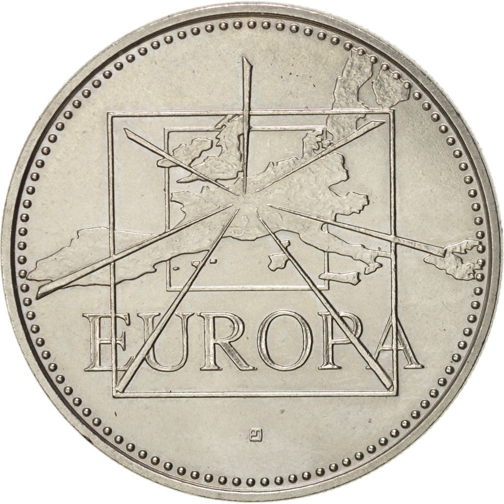 Francia, Medal, European coinage test, 1 ecu, History, 1995, SPL-, Nichel