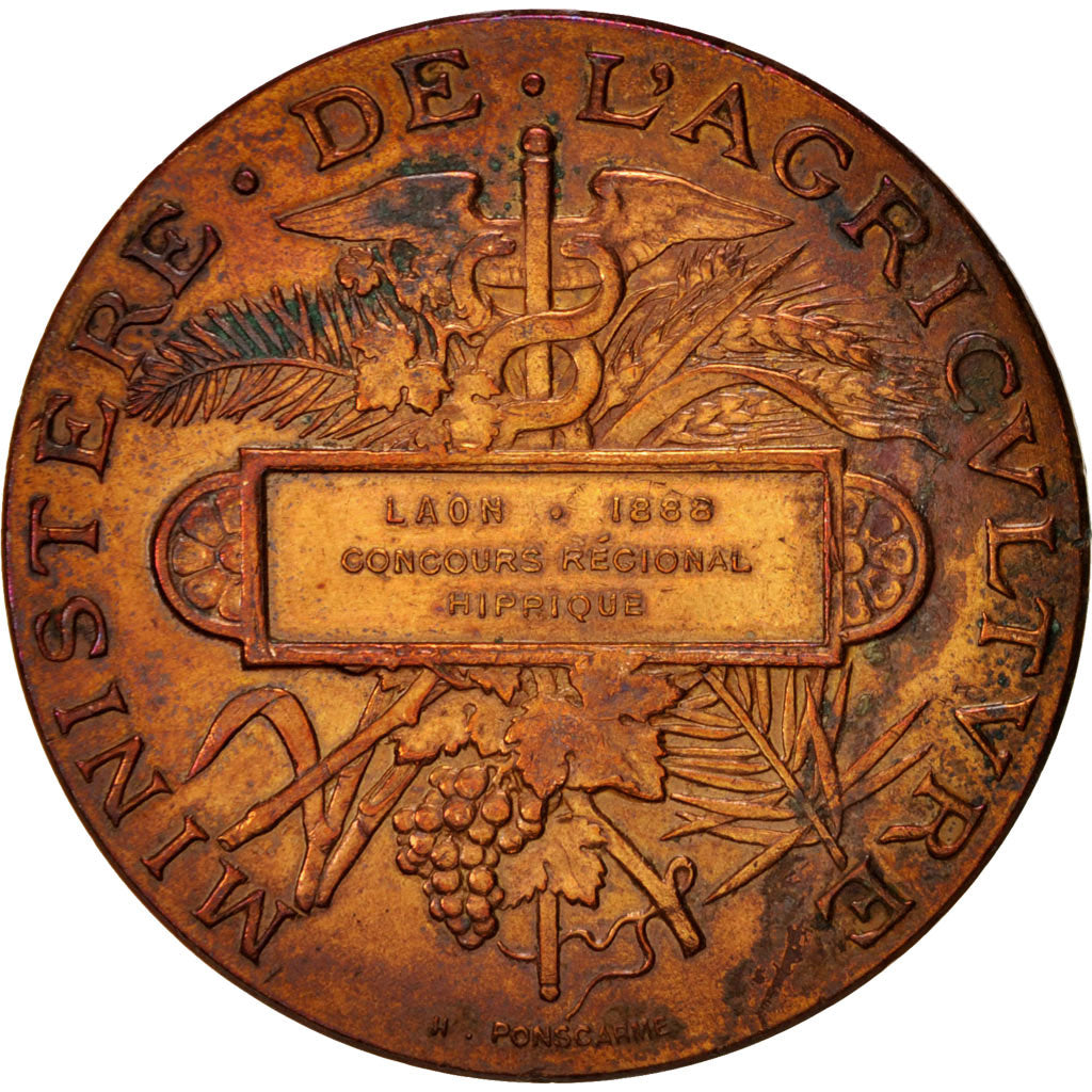France, Medal, Ministère de l'Agriculture, Laon, Concours Hippique, History