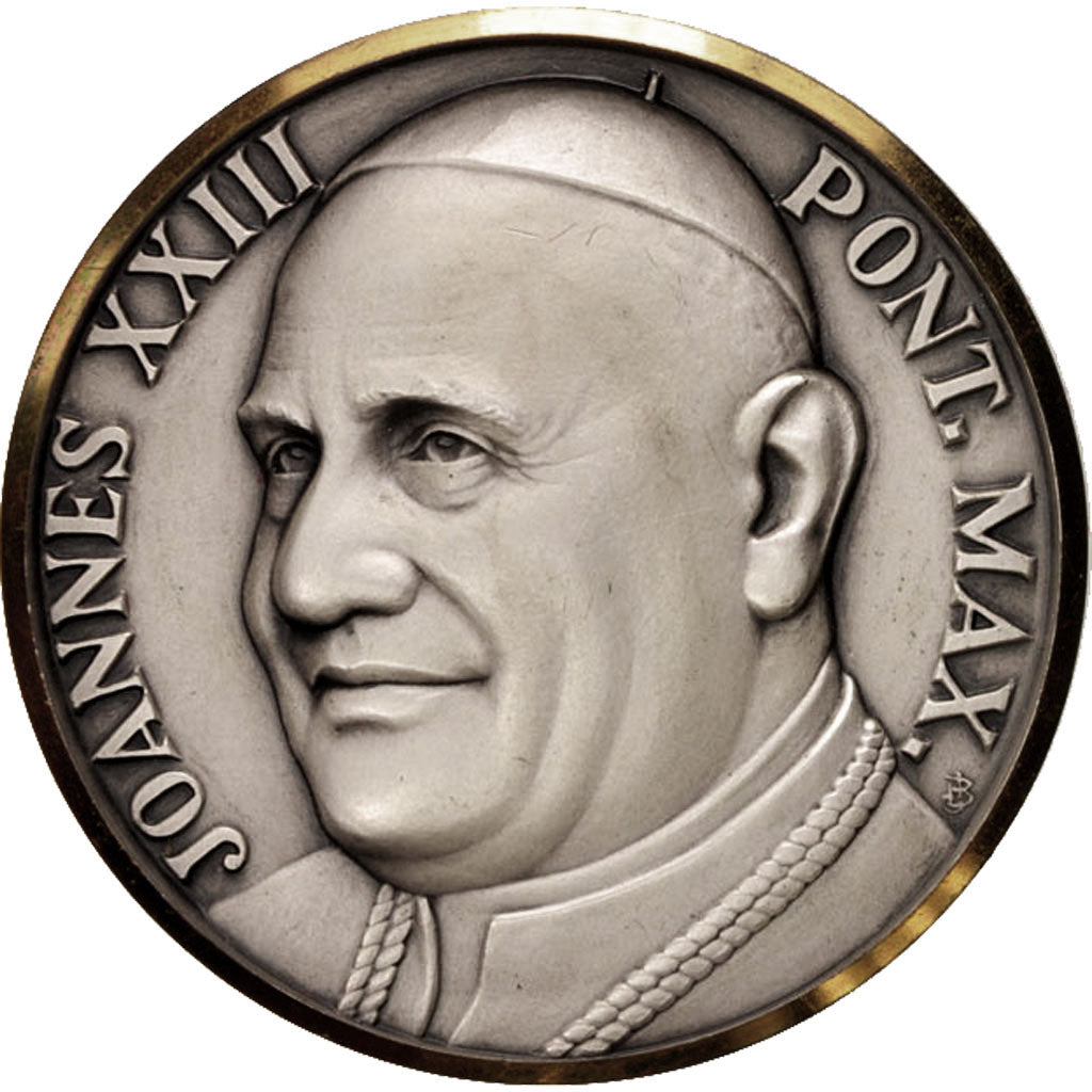 Vatican, Jean XXIII, Religions & beliefs, Medal, AU(55-58), Copper, 50