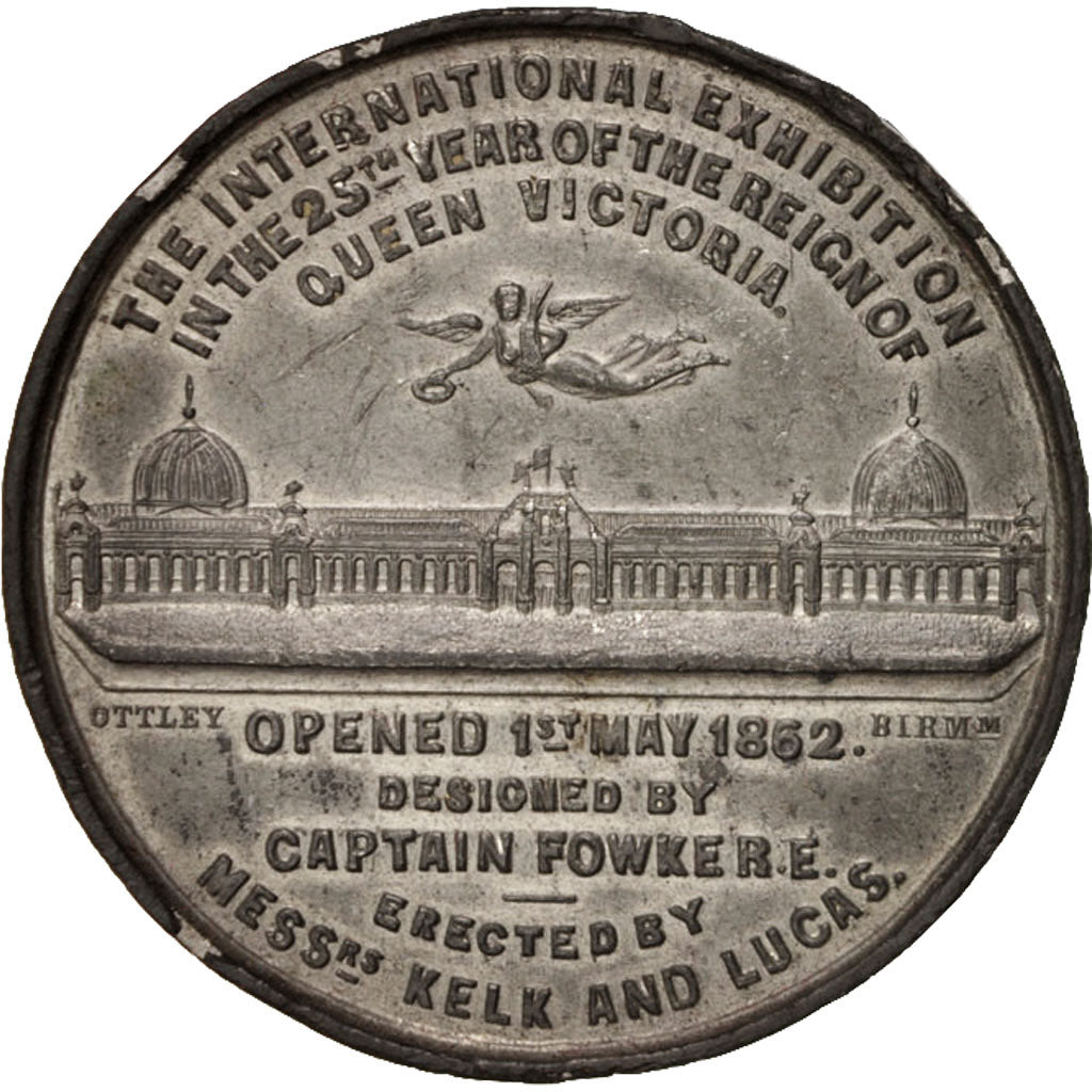 Great Britain, Medal, Queen Victoria, 1862 International Exhibition, Sciences &