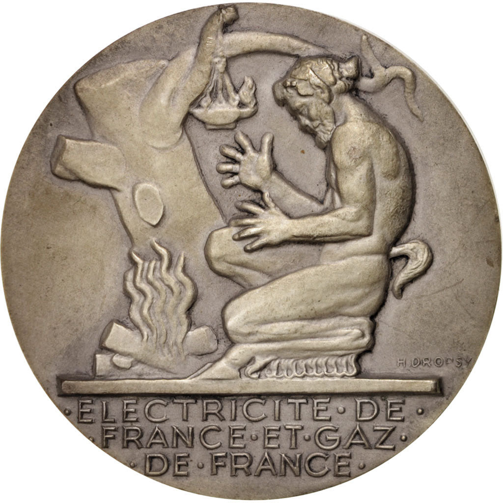 France, Medal, Électricité de France et gaz de France, Business & industry